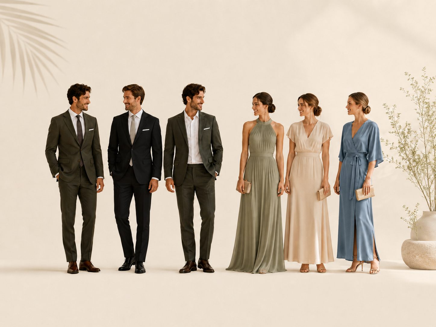 Inspiração de traje para o casamento